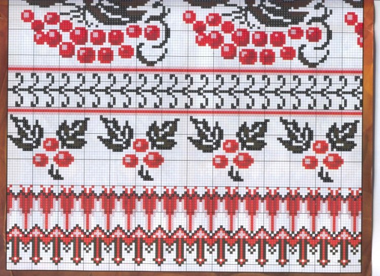 Рушник "Калина и дуб"