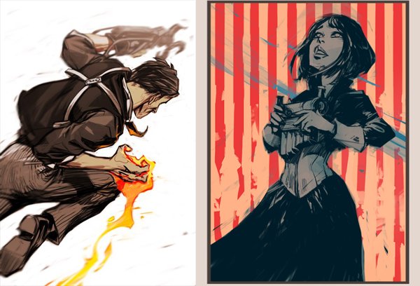 Bioshock Infinite Букер арт