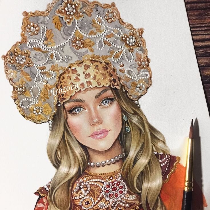 Ирина Пирогова Fashion illustration