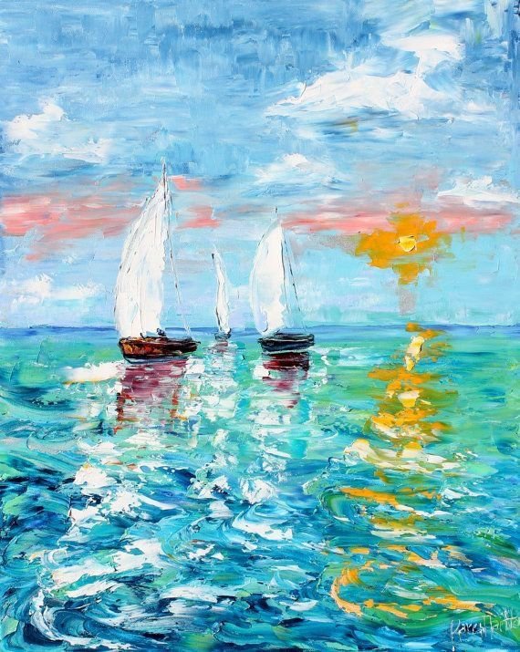 Клод Моне картины море и парусники