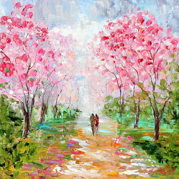 Художник-Импрессионист. Karen Tarlton.
