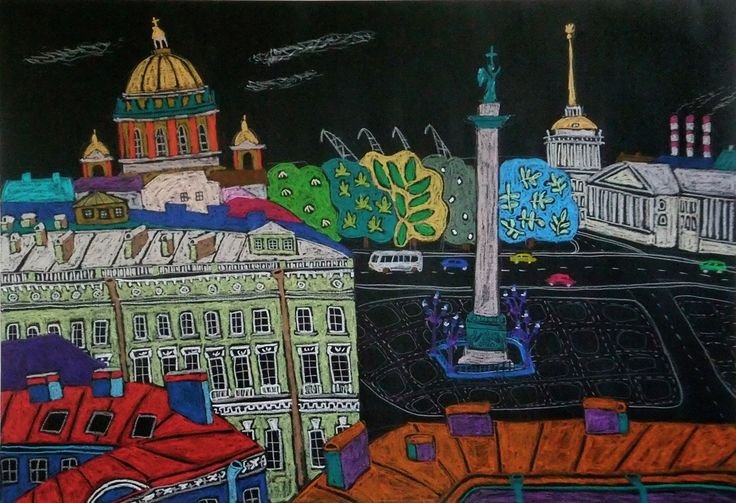 Санкт-Петербург рисунки детей