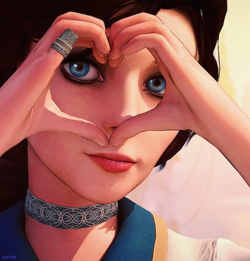 Bioshock Infinite Элизабет арт
