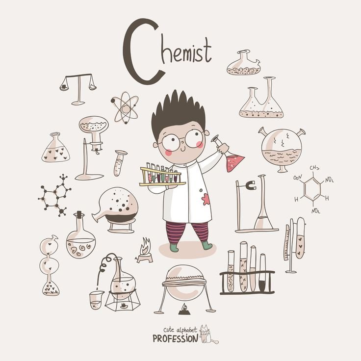 Стикер Химик