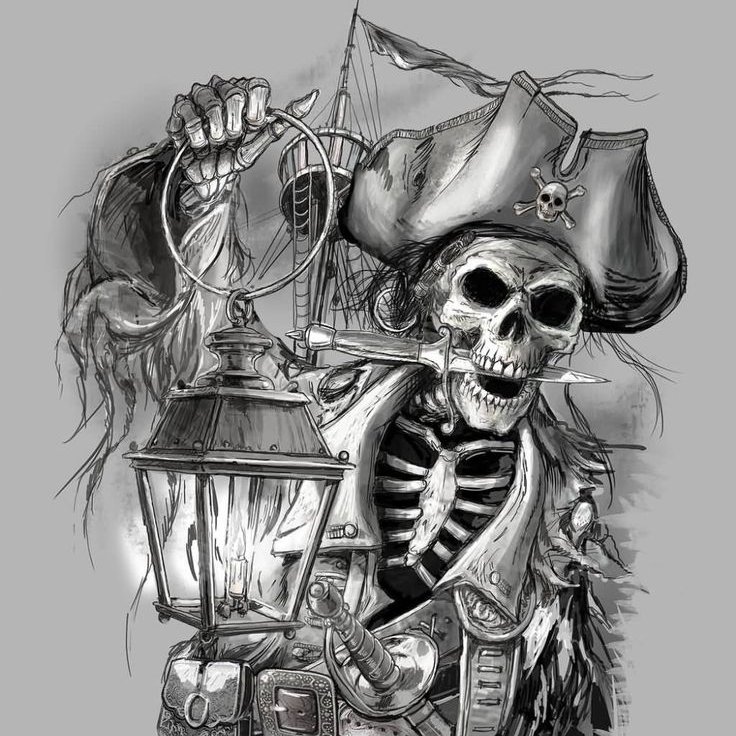 Череп пирата