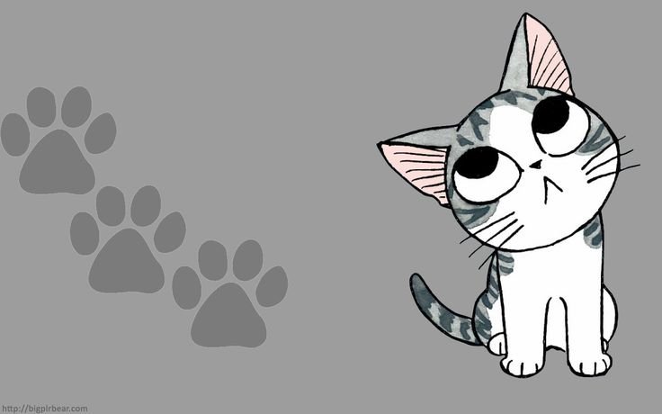 Милые котики мультяшные