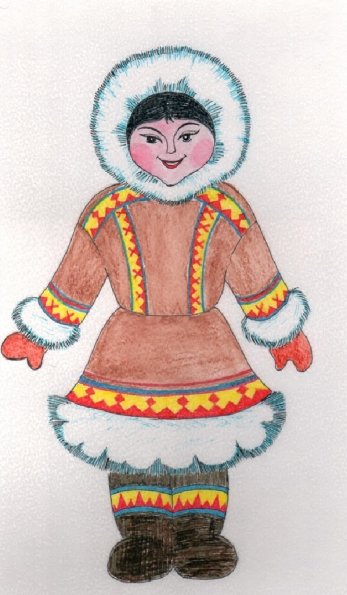 Костюм Ханты и манси рисунки
