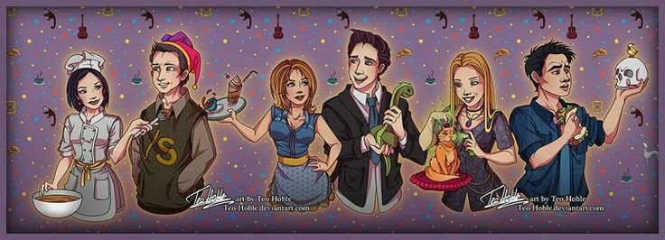 Сериал друзья фан арт
