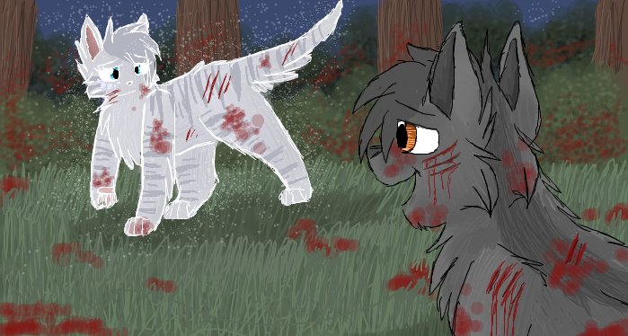 Коты Воители битвы CASCADINGSERENITY