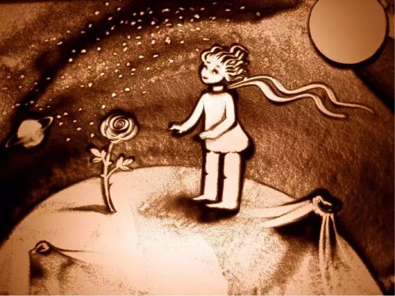Рисование песком