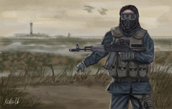 Сталкер 2 наёмник арт