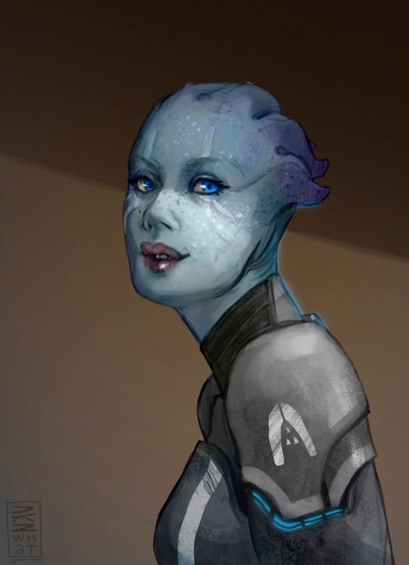 Mass Effect Азари