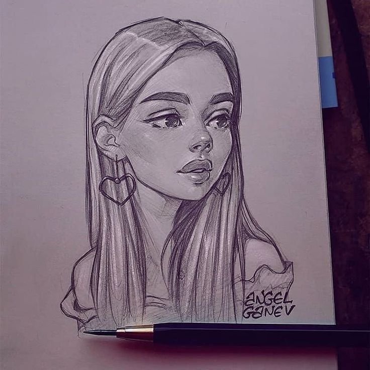 Рисунки людей для срисовки