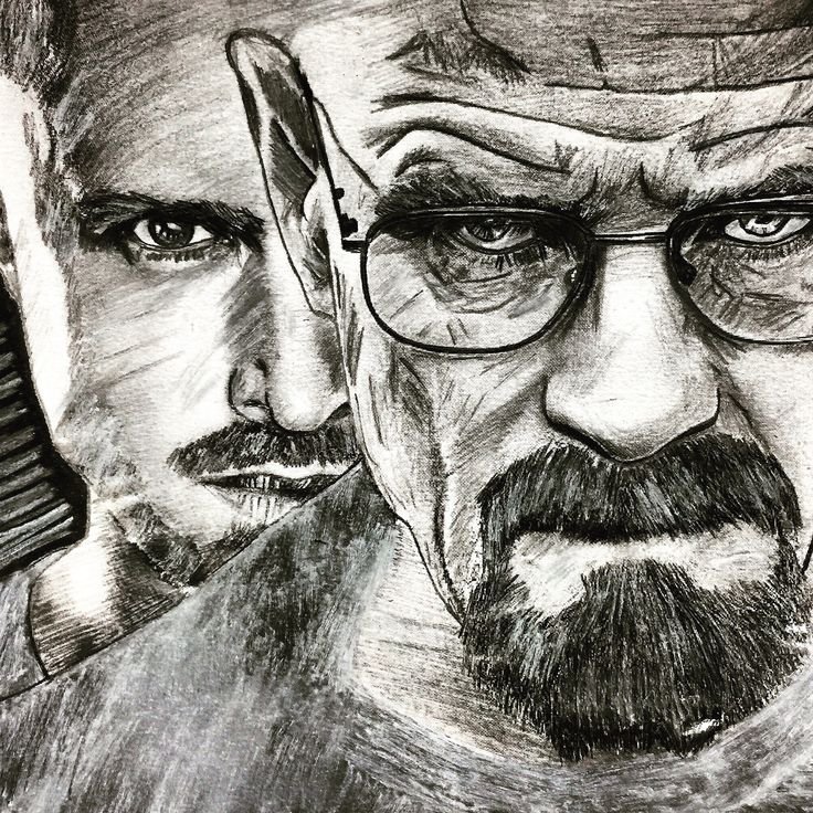 Уолтер Уайт рисунок