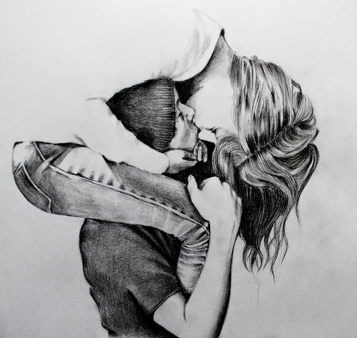 Объятия рисунок