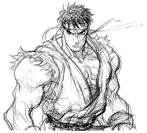 Street Fighter Рю арт