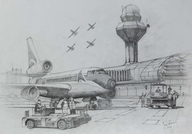 Аэропорт рисунок