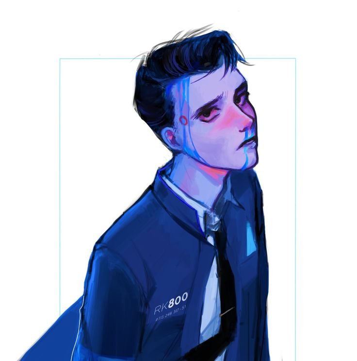 Detroit become Human Коннор арт