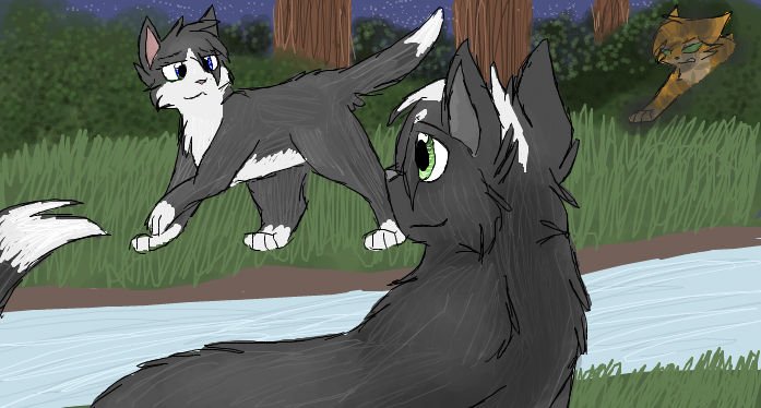Коты Воители CASCADINGSERENITY синяя звезда