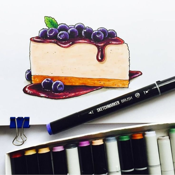 Рисунки маркерами