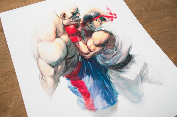 Street Fighter рисунки