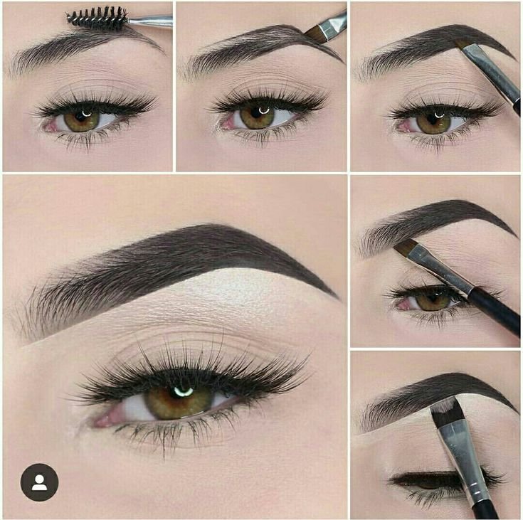 Рисование бровей