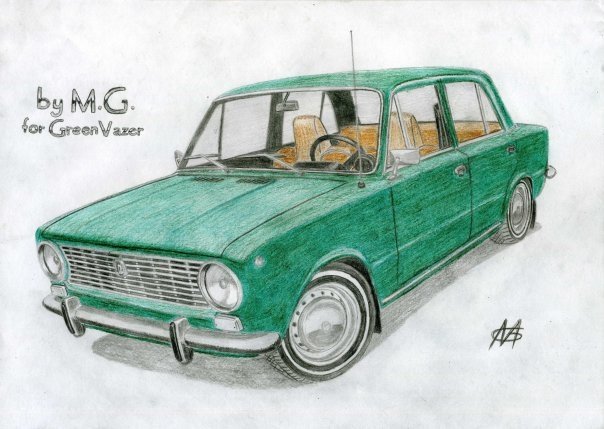 Нарисовать Жигули