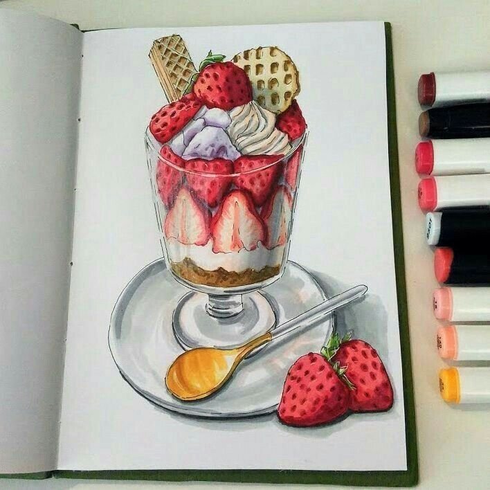 Скетчи маркерами