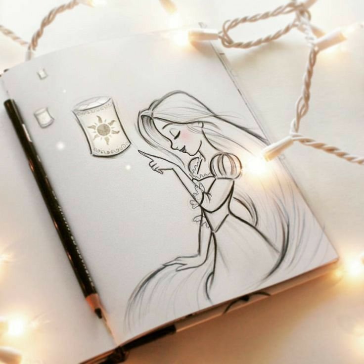 Красивые рисунки для скетчбука
