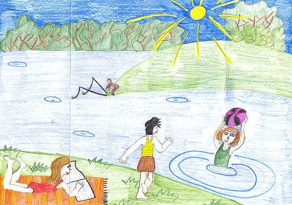 Рисунок на тему лето