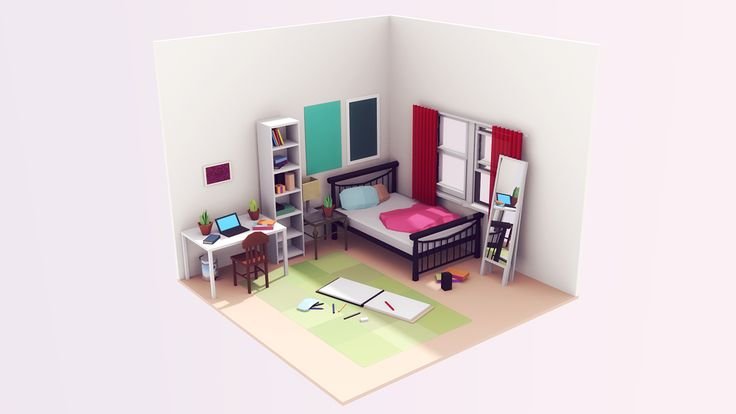 3d комната