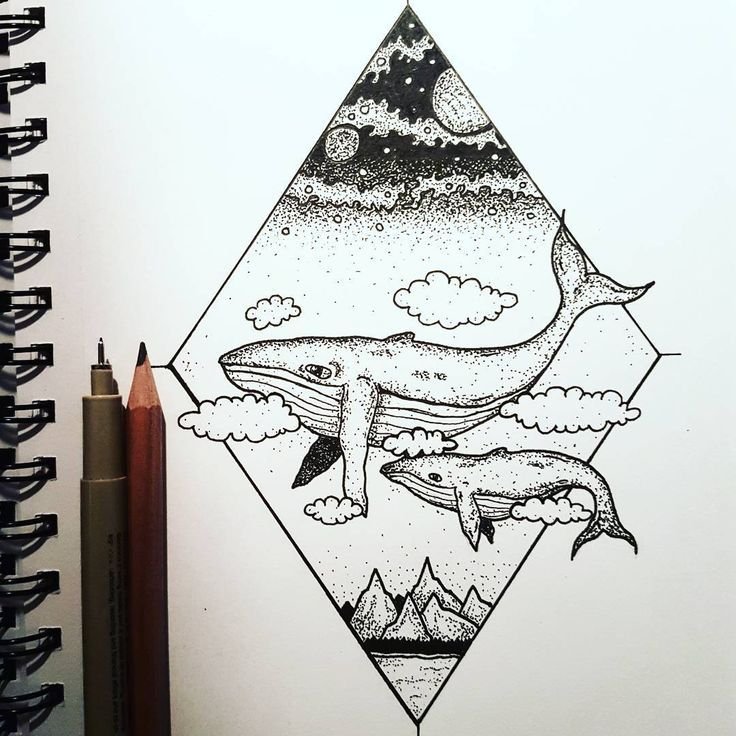 Рисунки для скетчбука лёгкие