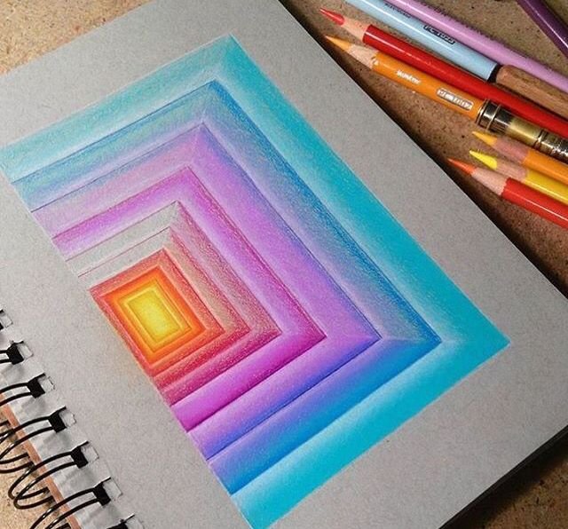 Рисунки разноцветные