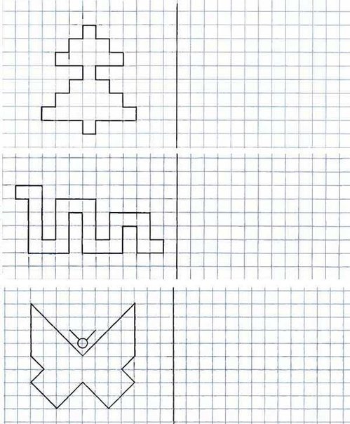 Рисование по клеточкаv