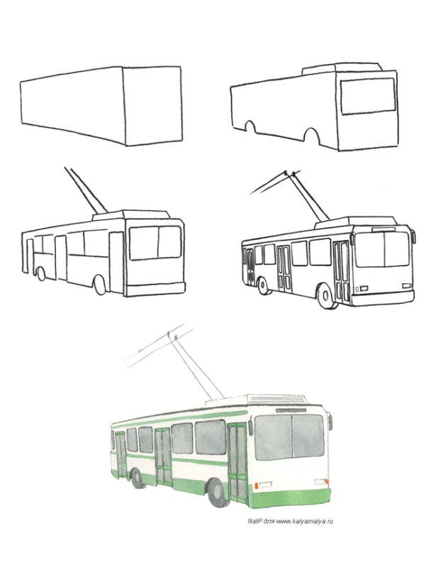 Транспорт рисунок
