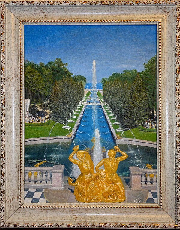 Картины с видами Петергофа