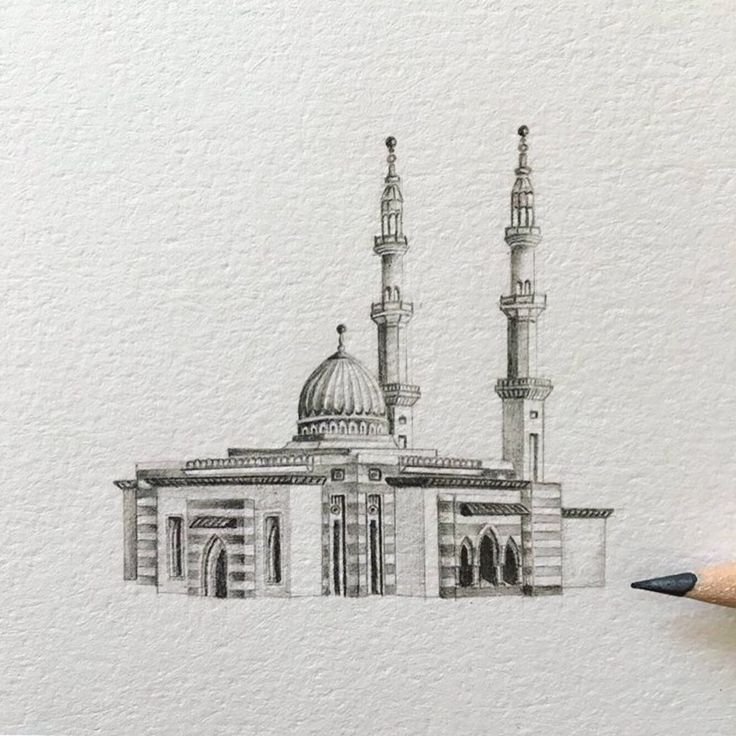 Минарет мечети вектор