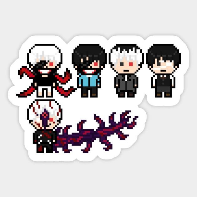 Токийский гуль пиксель