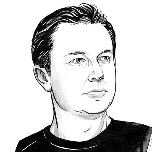 Elon Musk рисунок