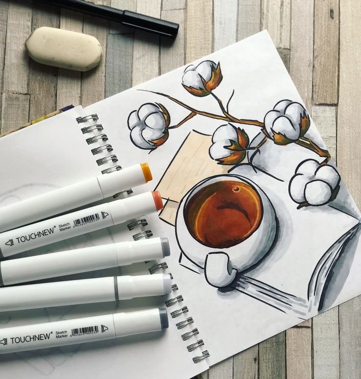Идеи для рисования маркерами