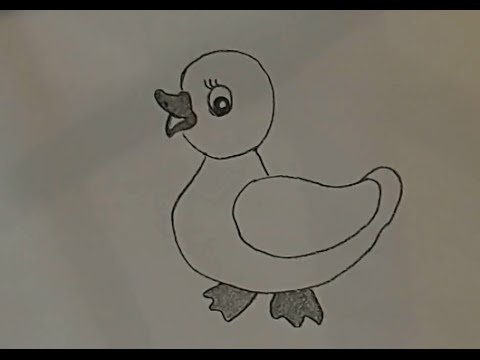 Нарисовать утку