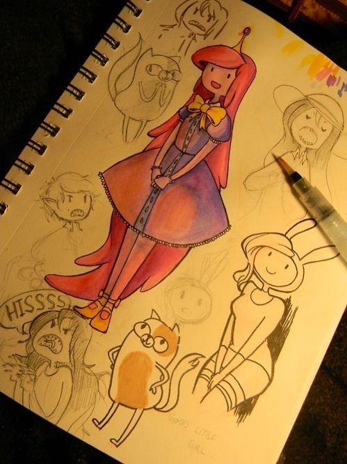 Adventure time стиль рисования
