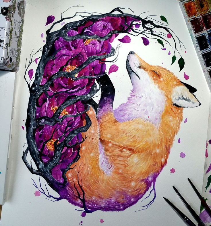 Идеи для рисунков красками