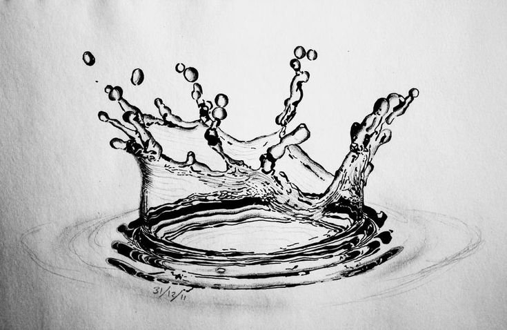 Рисование на воде