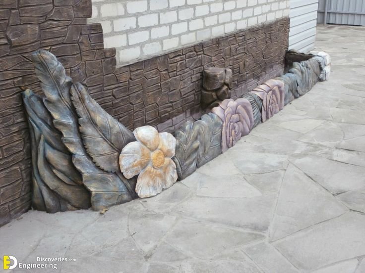 Заборчик из артбетона