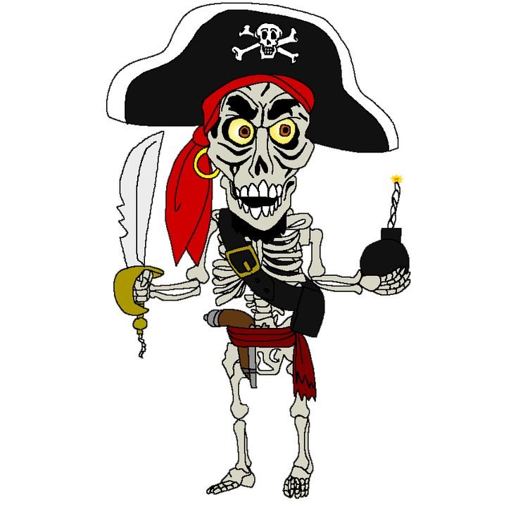 Пиратский скелет