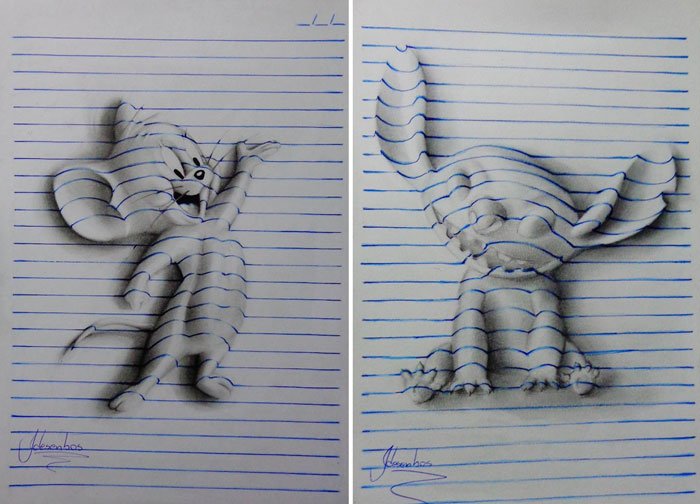Необычные рисунки карандашом