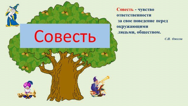 Задания на тему совесть