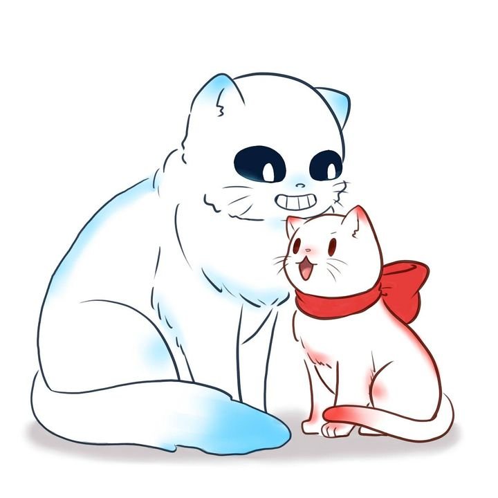 Санс котик арт