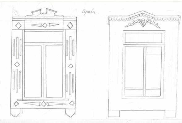 Наличник рисунок